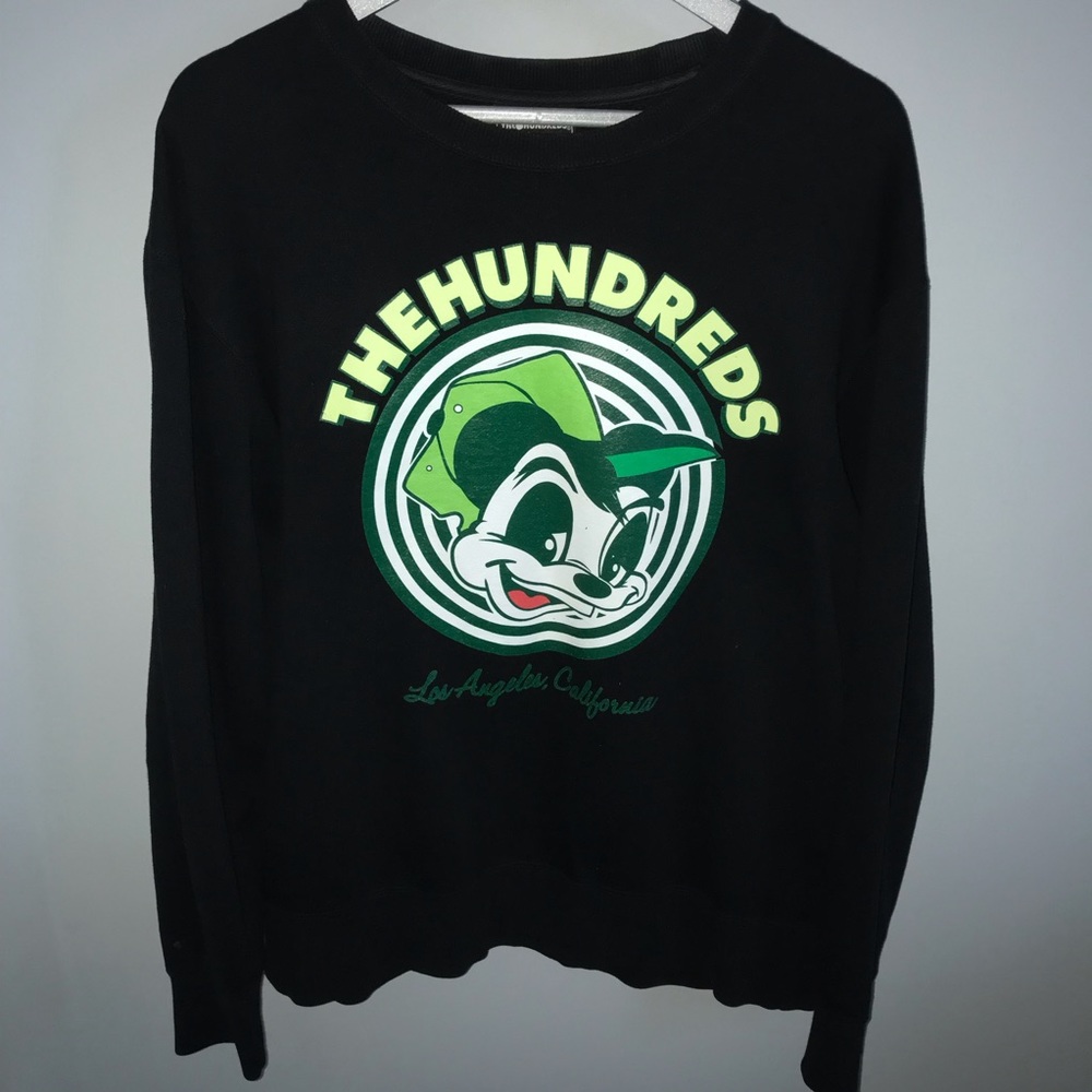 The Hundreds Black Crewneck Size Medium